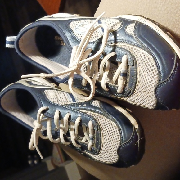 Sketchers S Sport “Gabie” women’s blue & grey memory foam sneakers size 8.5 - Picture 1 of 9